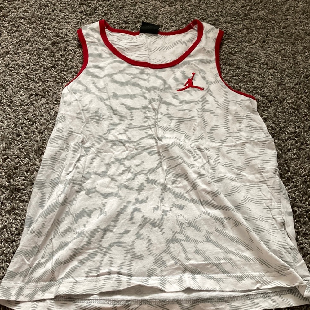 boys jordan sleeveless tshirt